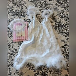 Dolls Kill White Lingerie Angel Dress Costume